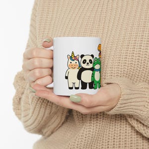Taza de protesta de Portland Frog & Friends, regalo para activistas por los derechos de los animales imagen 2