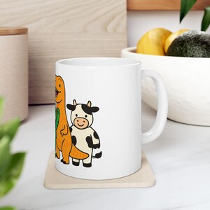 Taza de protesta de Portland Frog & Friends, regalo para activistas por los derechos de los animales imagen 5