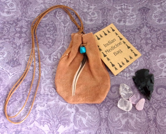 Native American Leather Medicine Bag: Pouch With Powerful Healing