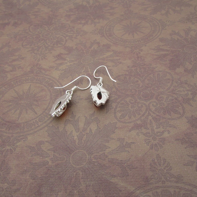 Honingbruine oorbellen met druppeltjes, natuurlijk Baltisch amber, 925 sterling zilver. Herfst oorbellen, cadeau voor haar afbeelding 6