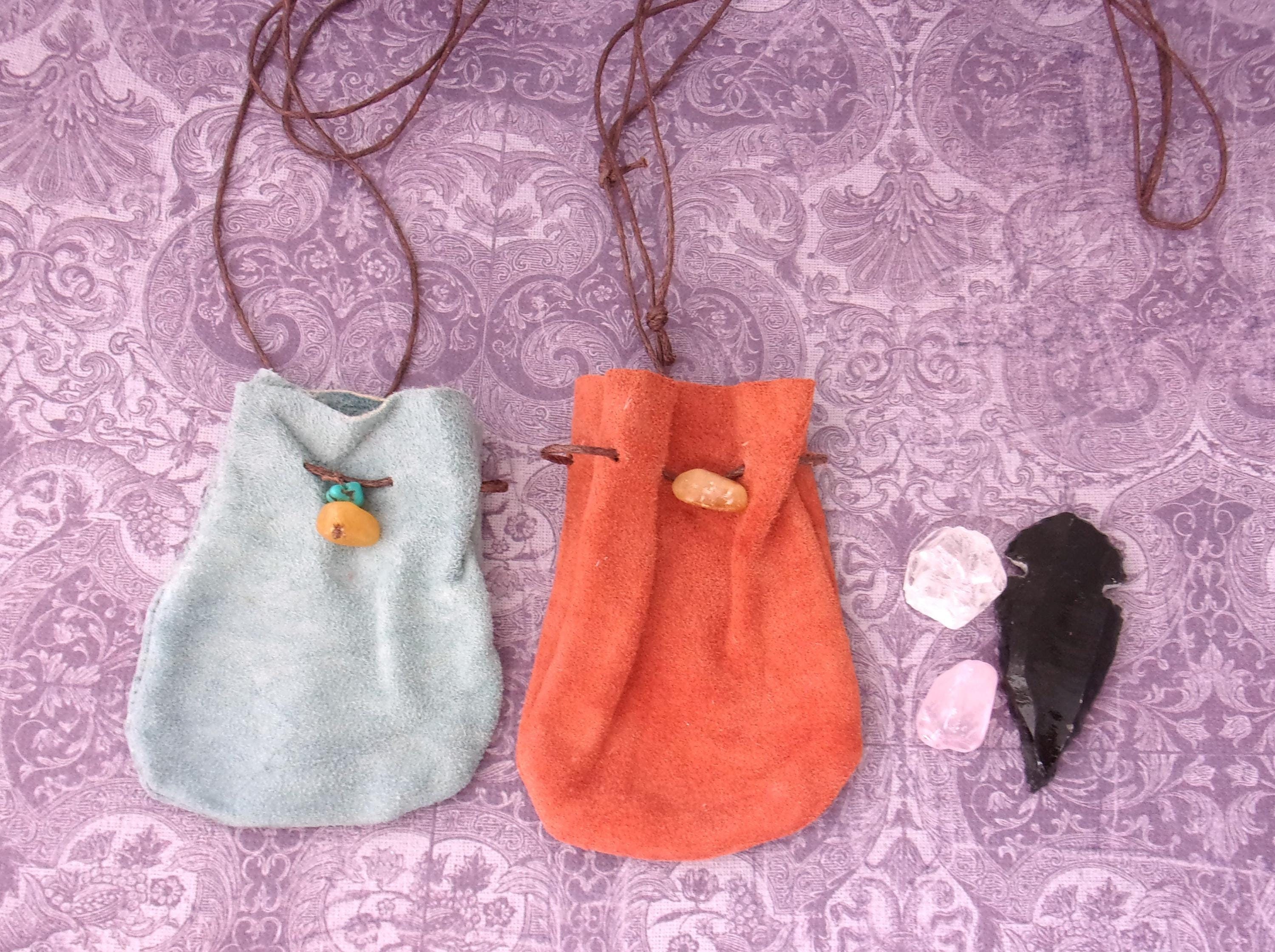 Native American Leather Medicine Bag: Pouch With Powerful Healing