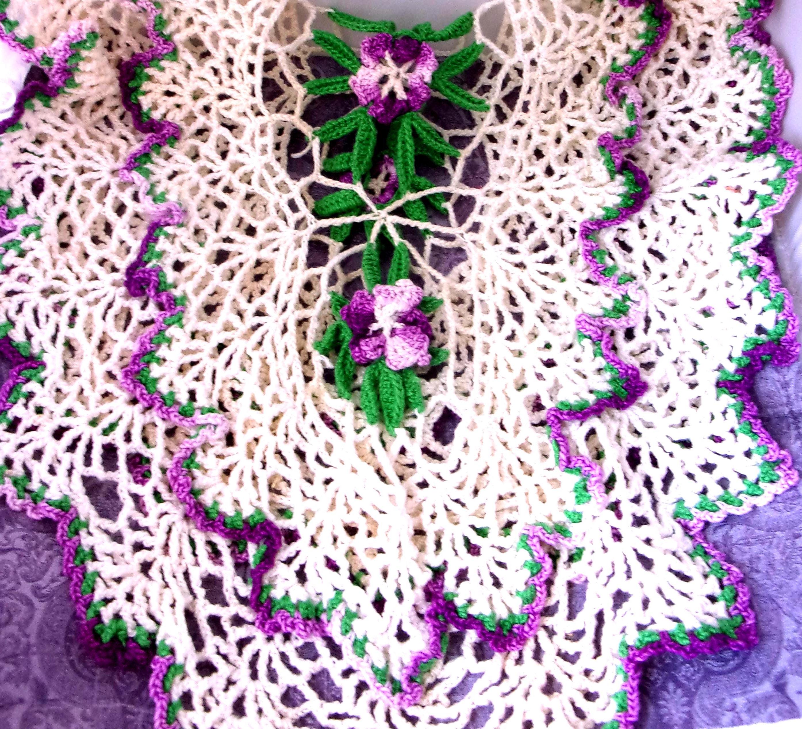 Pansy doily - Etsy 日本