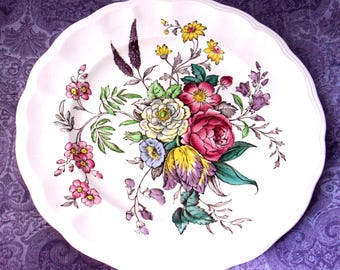 Vintage Spode Copeland Porcelain Plate: Gainsborough, 8