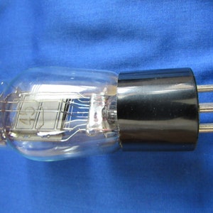 45 vacuum tube Unbranded black plate, tested excellent NOS-NIB