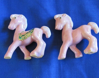 Rosemeade Seahorse Figurine. 1950s Powder Blue Nautical Mythical ...