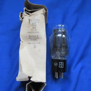 RCA Jan-CRC-83 Vt-83  Made In USA  Brand New old stock