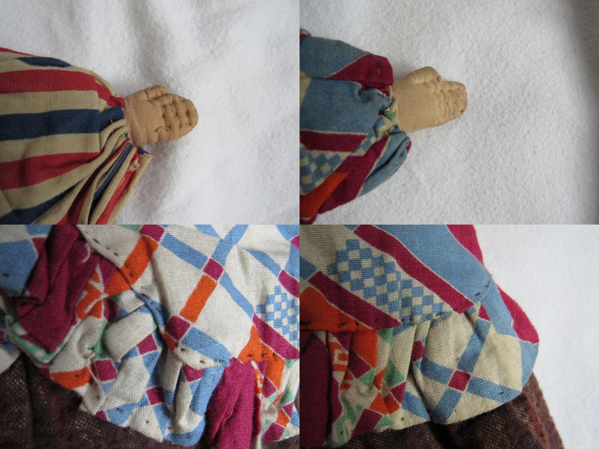 Punch and Judy Puppets Punch and Judy Vintage Cloth Stick