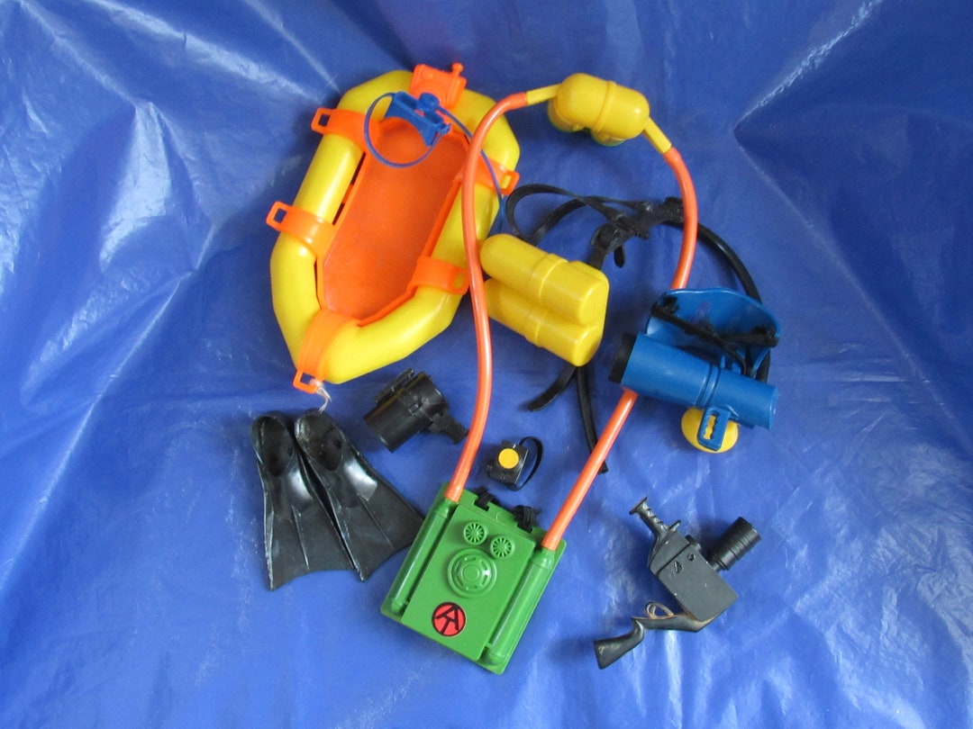 G I Joe 1964 Accessories. Life Raft Oxygen Tank With Mask Etsy