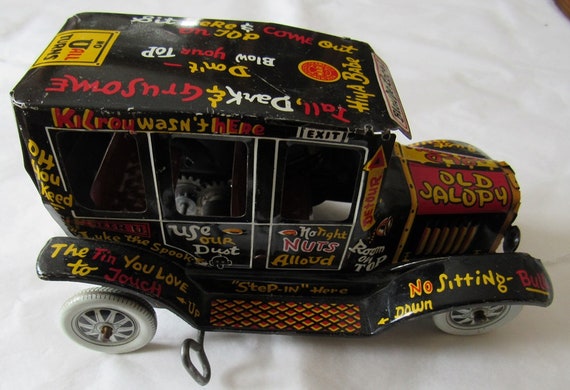 old jalopy toy car