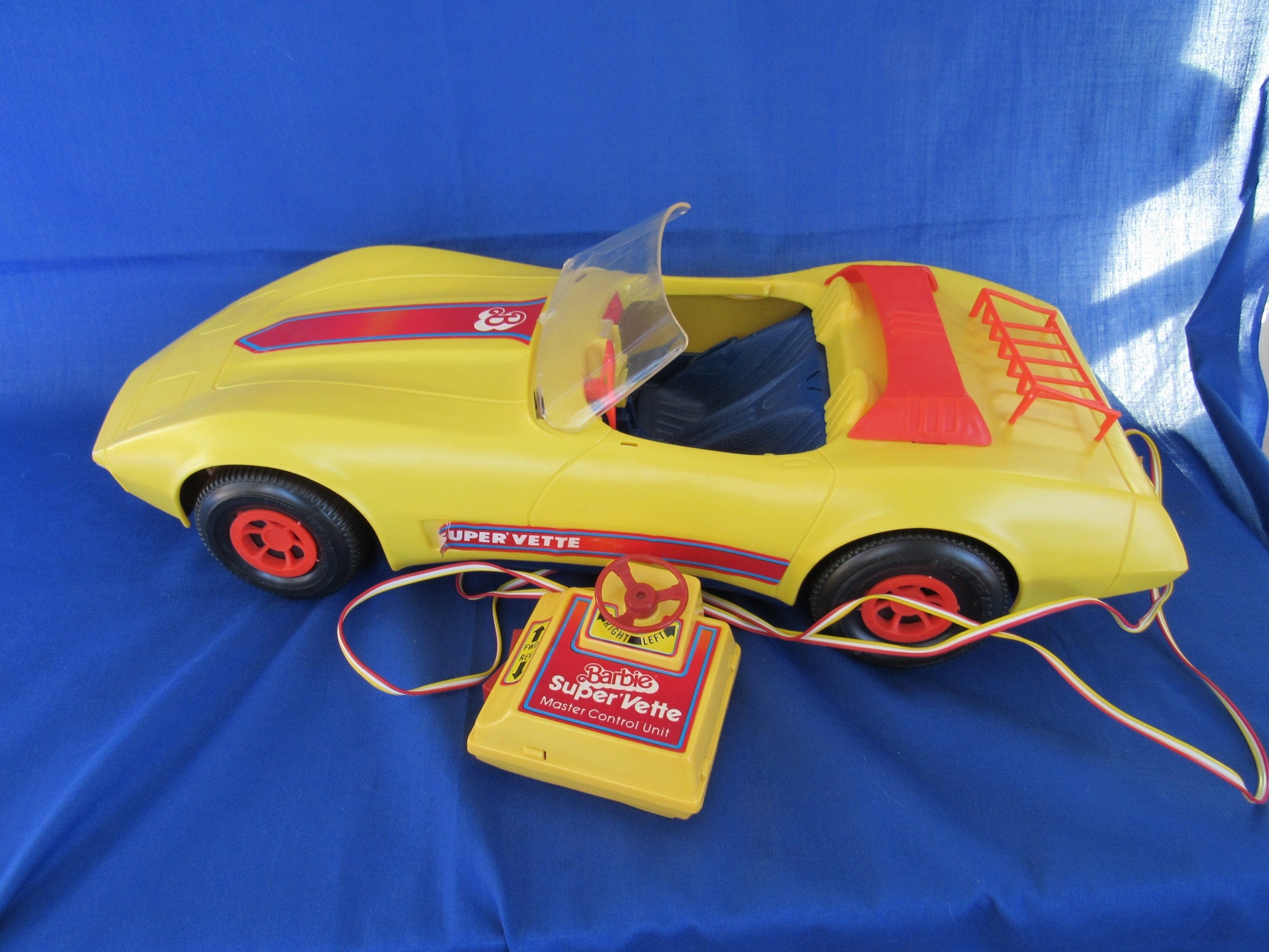 1979 Mattel Barbie Super Vette Corvette Remote Control Car Etsy