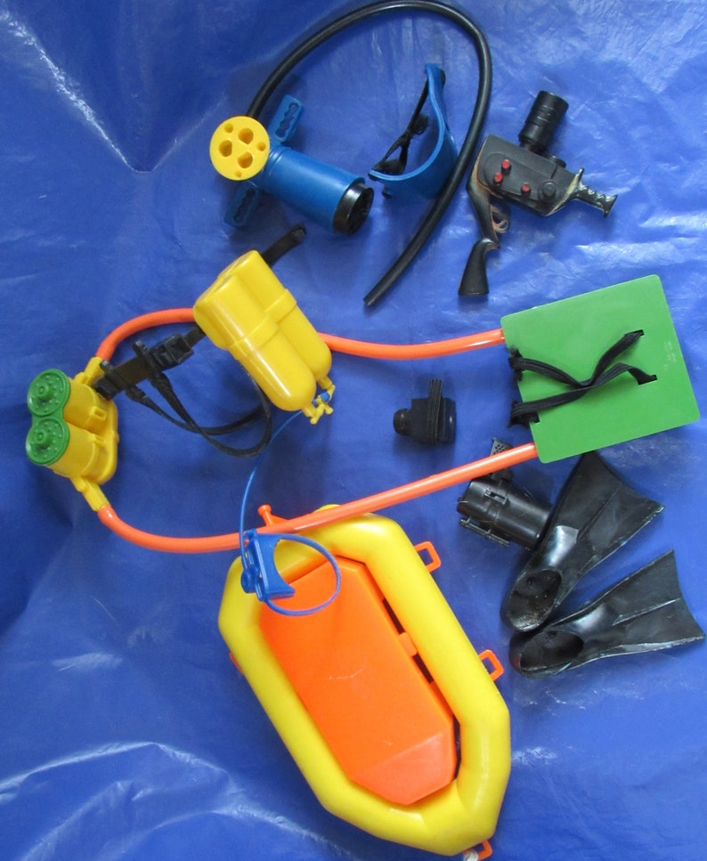 G I Joe 1964 Accessories. Life Raft Oxygen Tank With Mask Etsy
