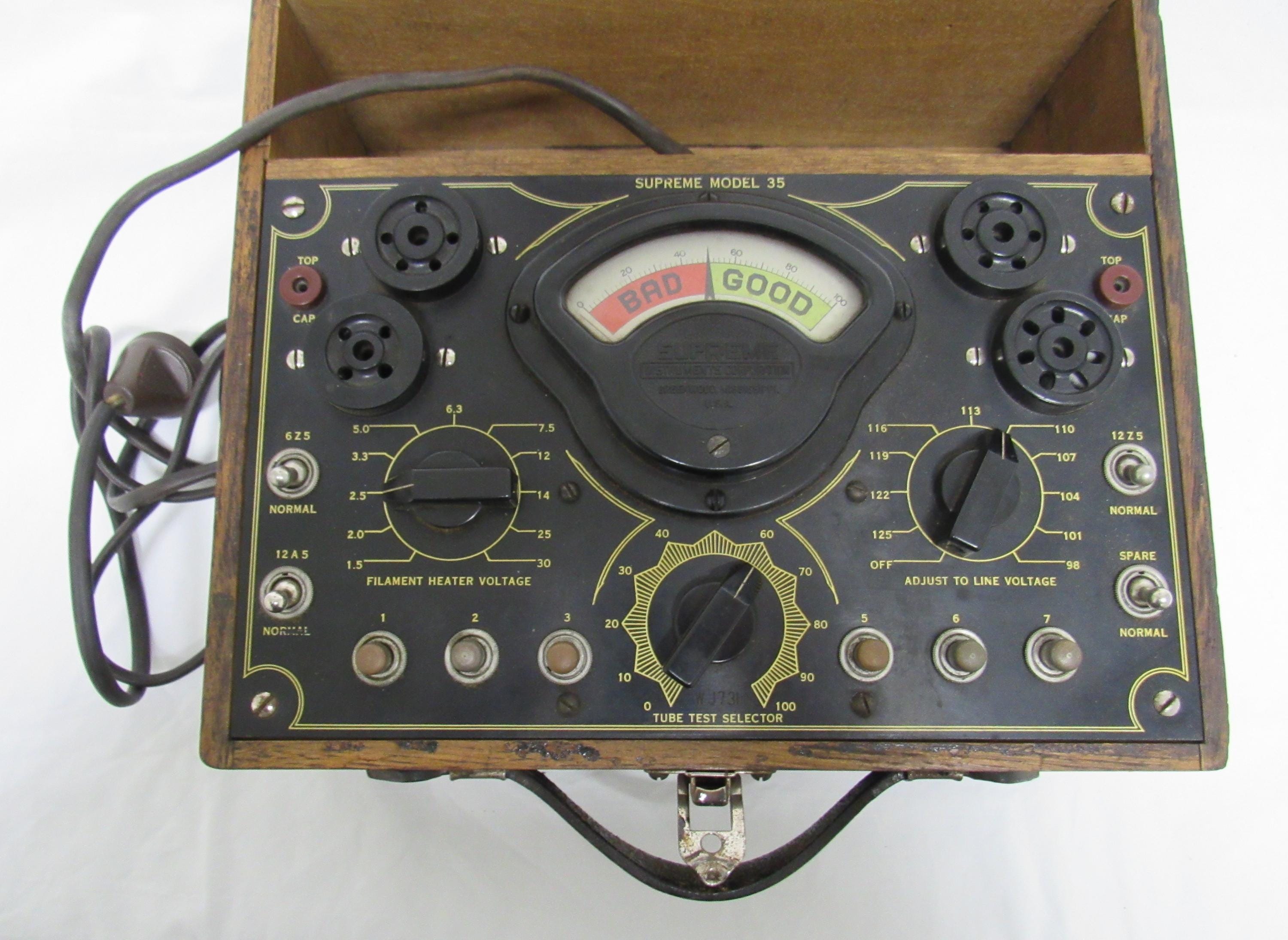 Tube Radio Tube Tester - Etsy