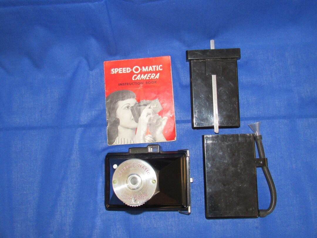 Camera Speed O Matic BAKELITE Camera Boston With Box and Film Etsy