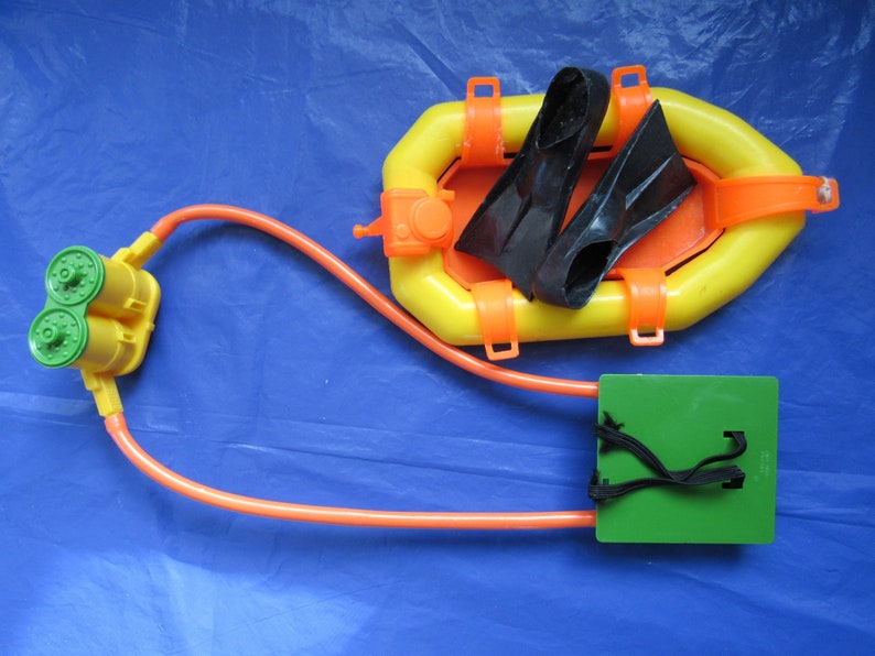 G I Joe 1964 Accessories. Life Raft Oxygen Tank With Mask Etsy