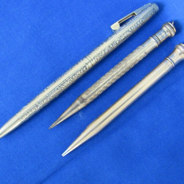 Wahl Eversharp pencil  , Sheaffer 12K  1/33 RGP Ballpoint Pen, 1 unknowen 14K Gold Filled Pencil