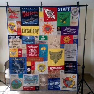 Custom Tshirt Quilt Memory Blanket Graduation Keepsake Gift Men Memorial Throw College Jersey Bedding Sports Clothing Comforter DEPOSIT