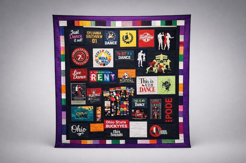 Trapunta personalizzata con t-shirt, coperta ricordo, regalo speciale - SOLO ACCONTO immagine 12