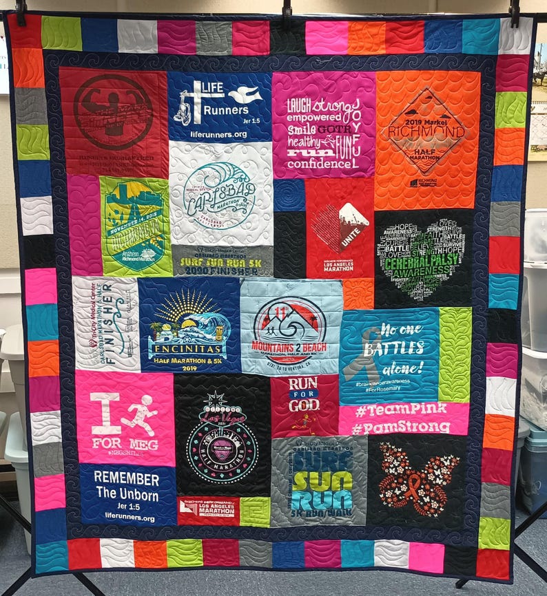 Trapunta personalizzata con t-shirt, coperta ricordo, regalo speciale - SOLO ACCONTO immagine 11
