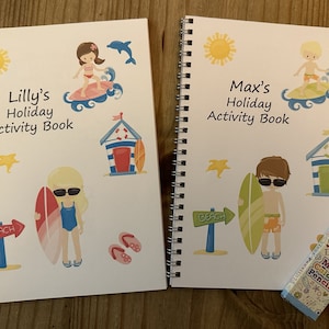 A5 Childrens / Kids Summer Holiday, Travel Activity Pack - Colouring Book