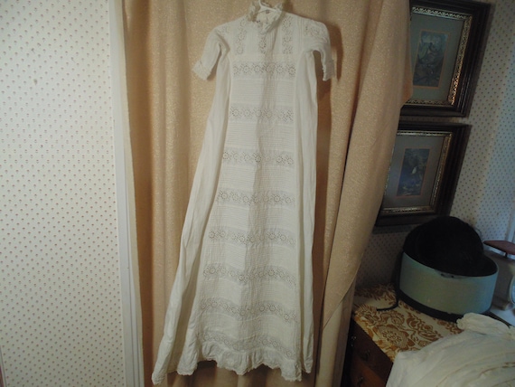 Infants Christening Gown, Antique      9408 - image 1