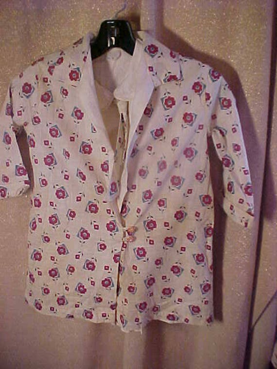 Vintage 1920s Girls Two Piece Coat & Dress Set, Cott… Gem