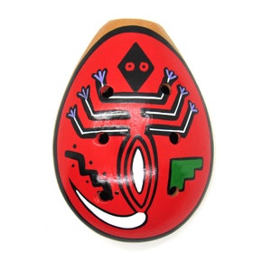 Ocarina (Clay Flute) Scorpion Hand Crafted in Peru