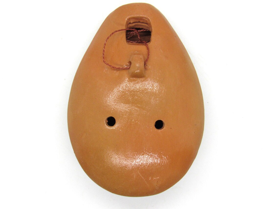 Ocarina clay Flute Kokopelli Design Etsy