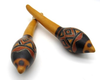 Hand Made Gourd Maracas