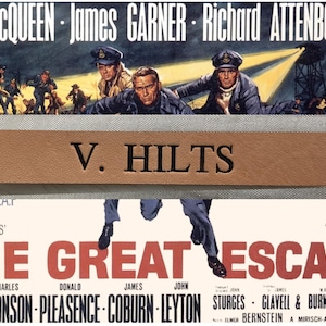 Anpassad läderflygjacka från andra världskriget A-2, namnbricka, USAAF-replika Steve McQueen Virgil Hilts