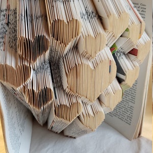 Multiple Hearts Mother&#39;s Encyclopedia Folded Page Book - 13 Hearts