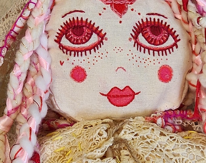 Chakra Doll, Ragdoll, Handmade Doll, Toy Doll, Root Chakra