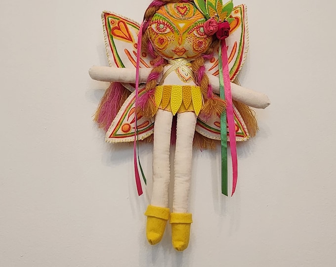 Fairy Doll, Rag Doll, Soft Toy, Girl's Room Decoration, Magical Fairy Doll, Handmade Doll, Handmade Toys, Fairy Rag Doll, Fairy Core