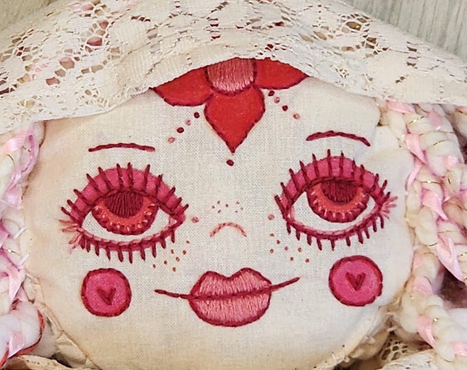 Ragdoll, Chakra Doll, Root Chakra, Handmade Toy, Soft Doll