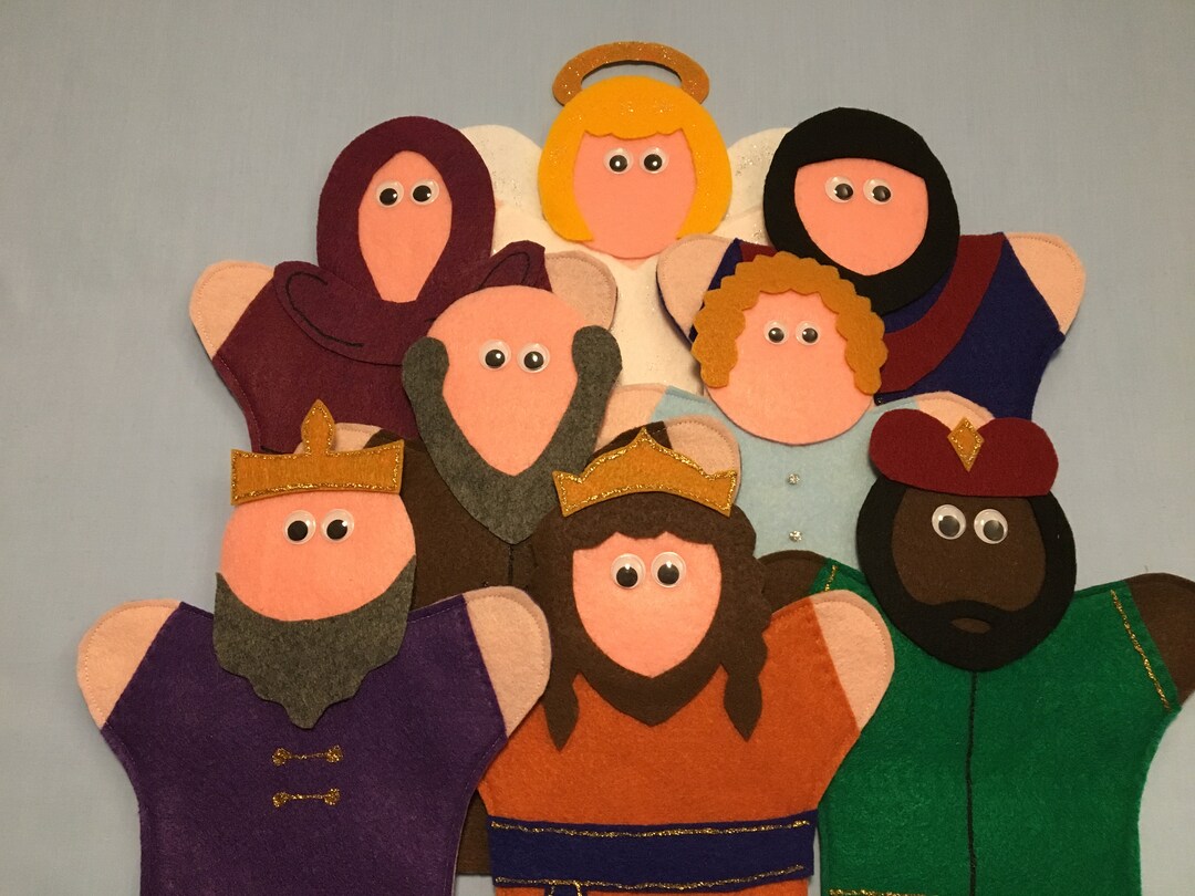 Hand Puppets -PDF Pattern- Nativity Characters - Etsy