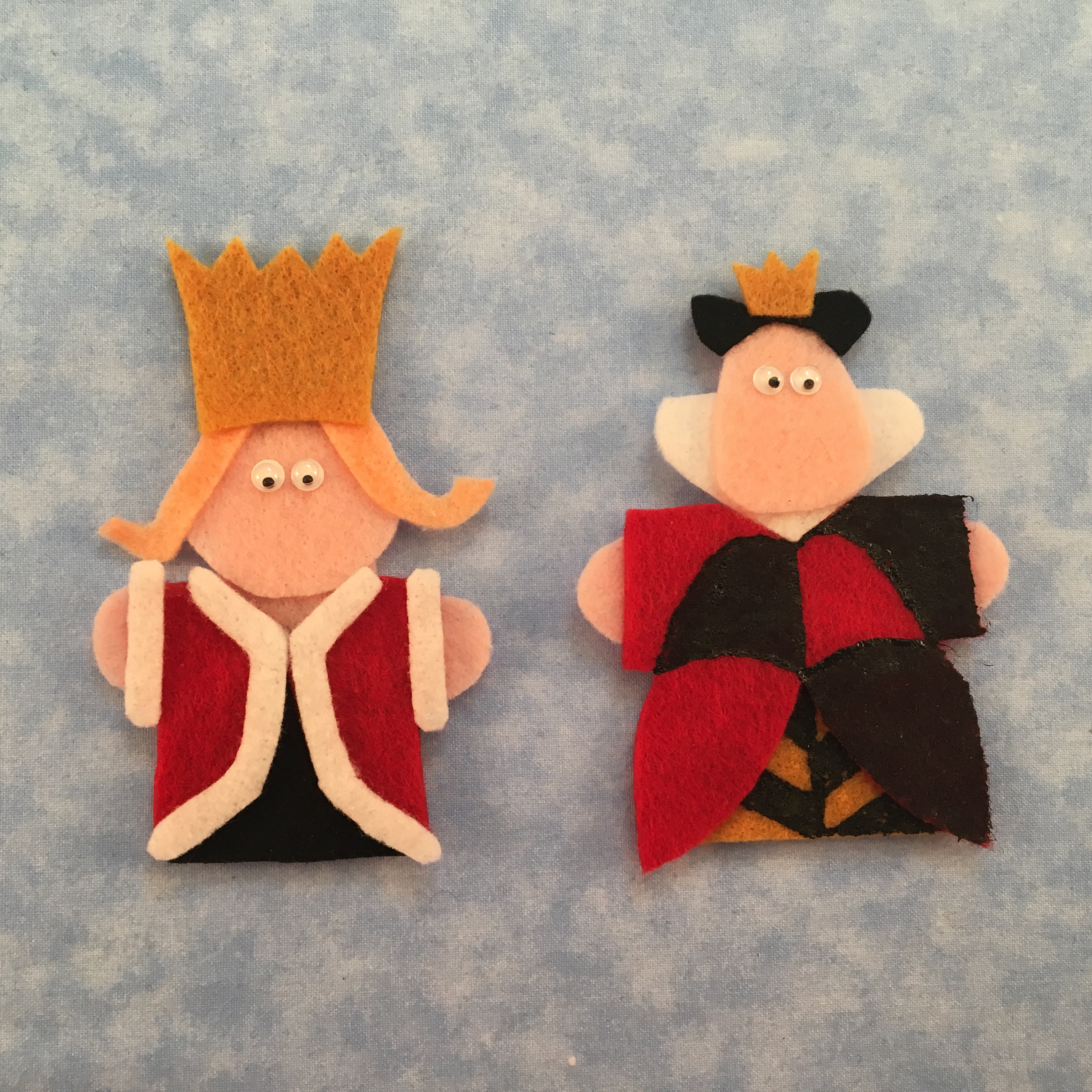 Finger Puppets-pdf File Alice in Wonderland Characters 12 - Etsy