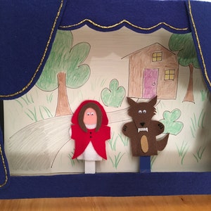 Finger Puppet Patterns - Stage - PDF File Only