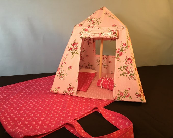 Vogue 9832 Pattern Craft Doll Camping Set, Tent, Knapsack,sleeping Bag