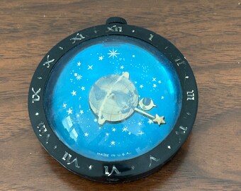 Westclox Celestial Paperweight Clock