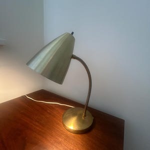 Vintage Gooseneck Table Lamp