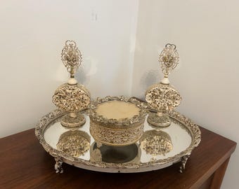 Filagree Vanity Set