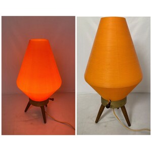 Original Vintage Beehive Lamp Orange Etsy UK