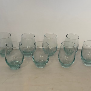 Libbey Light Blue Juice Glasses (8)