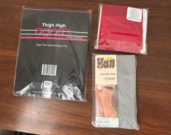 Vintage Thigh High Hosiery Stockings