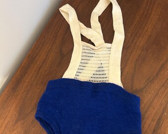 Vintage Wool Childs Romper/Swimsuit