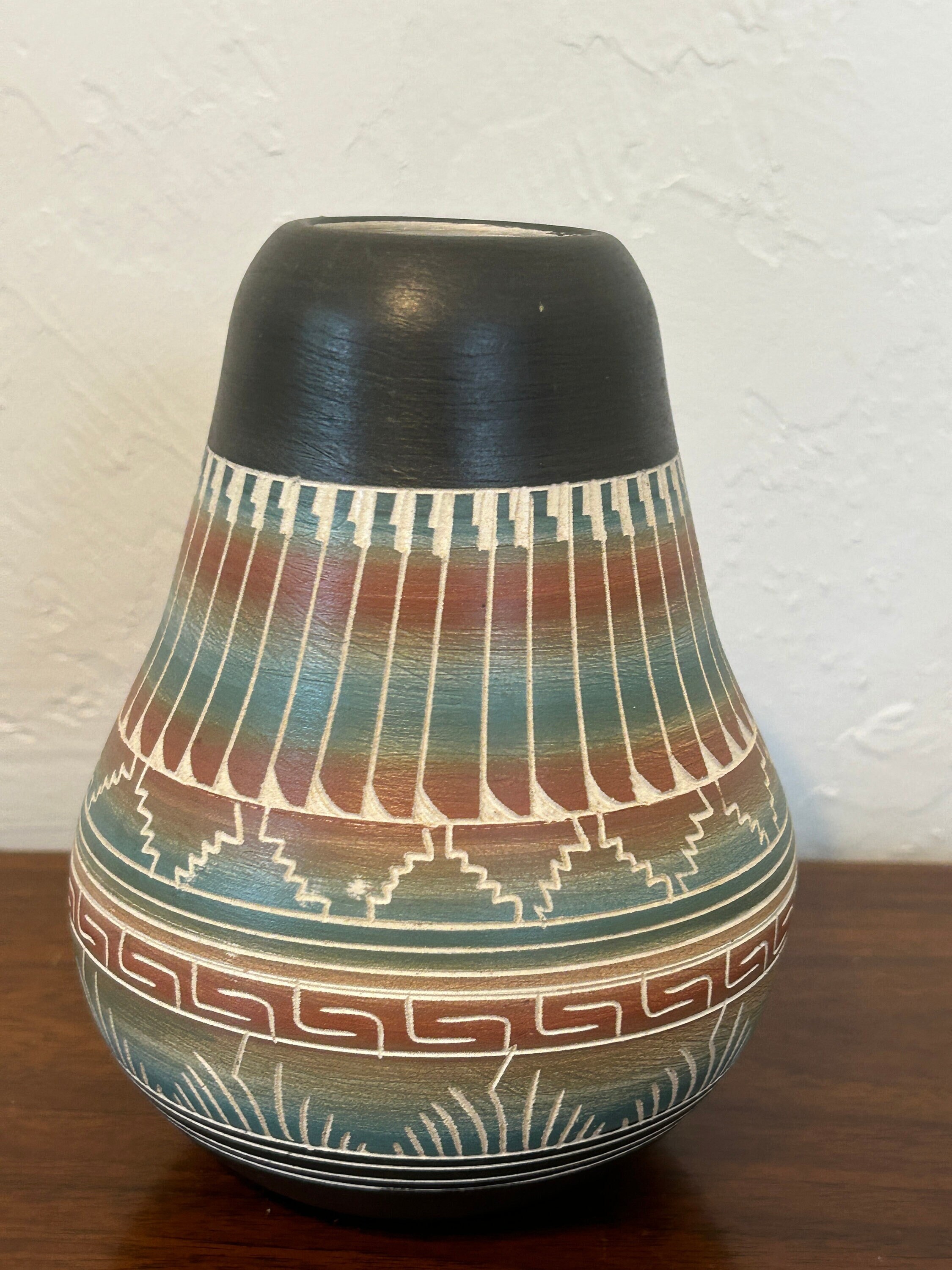 V. King Navajo Pottery Vase