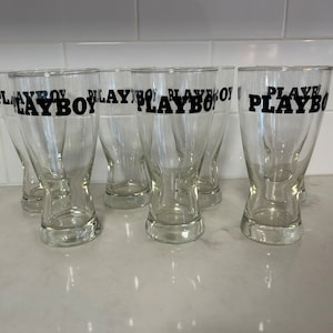 Vintage Pint Glasses - Etsy