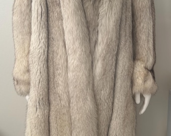 Full Length Saga Blue Fox Fur Coat