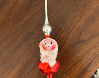 Vintage Santa Head Tree Topper