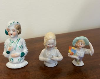 Porcelain Half Dolls (3)