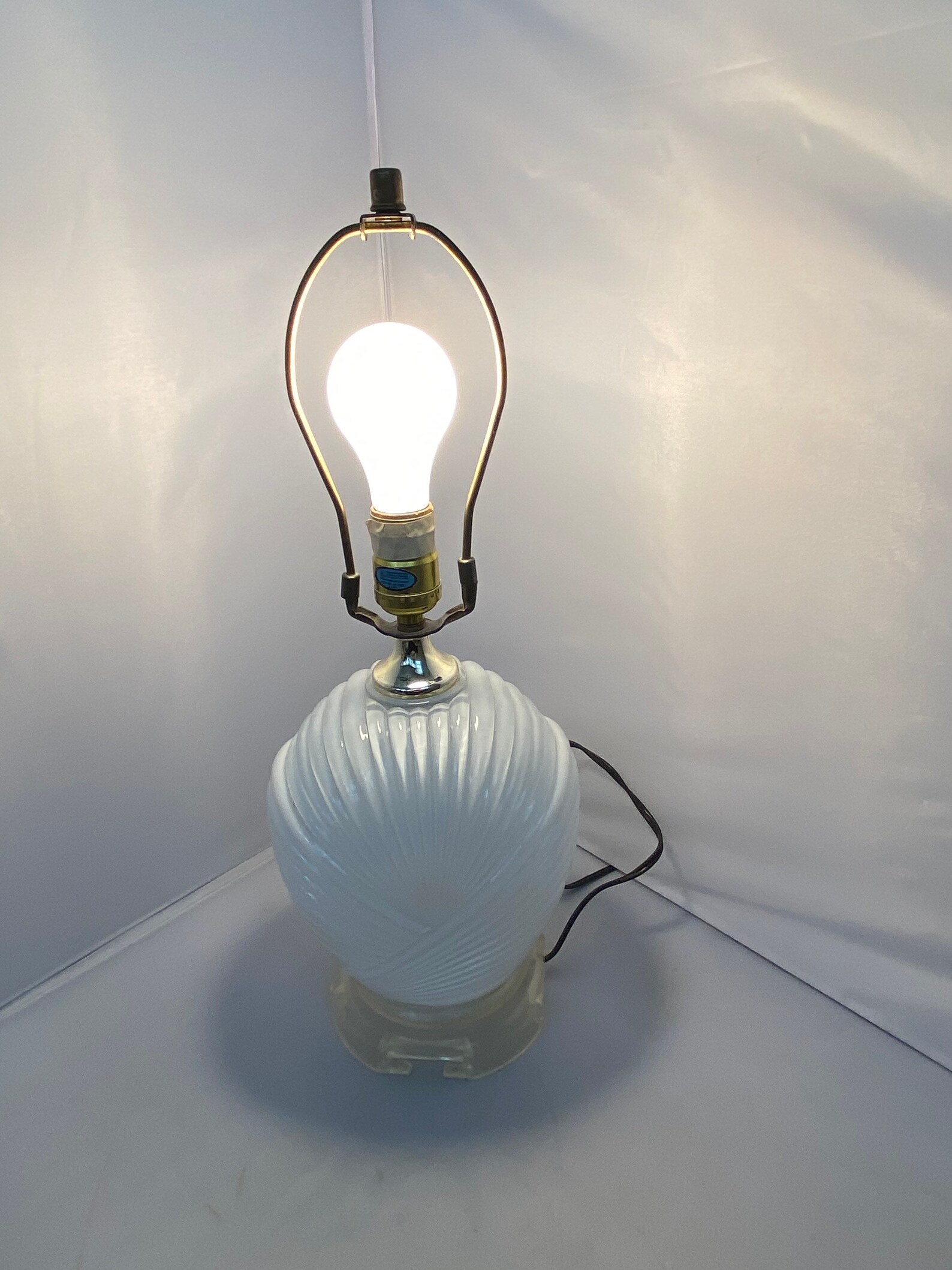 Novelty Crystal Corp Art Deco Lamp Etsy